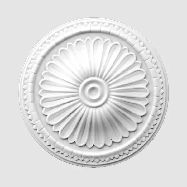 Elite Decor R183 ceiling rose with intricate floral floral design