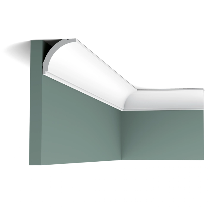 Orac Decor CX109 coving with LED lighting in a room corner