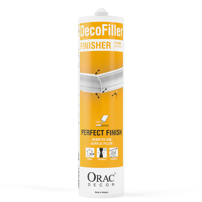 Orac Decor FL300 DecoFiller finisher acrylic filler for wall and ceiling joints