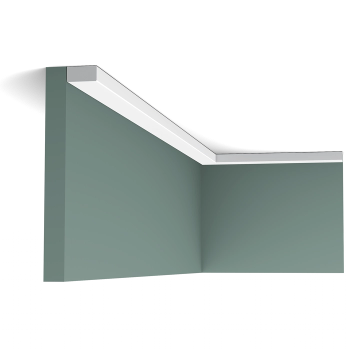 Orac Decor SX194 coving with modern LED corner ceiling light fixture