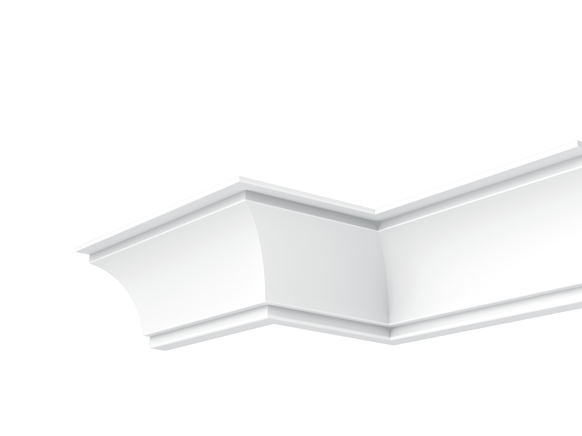 Orac Decor C820 External Coving in a room corner, decorative ceiling moulding with ornate profile