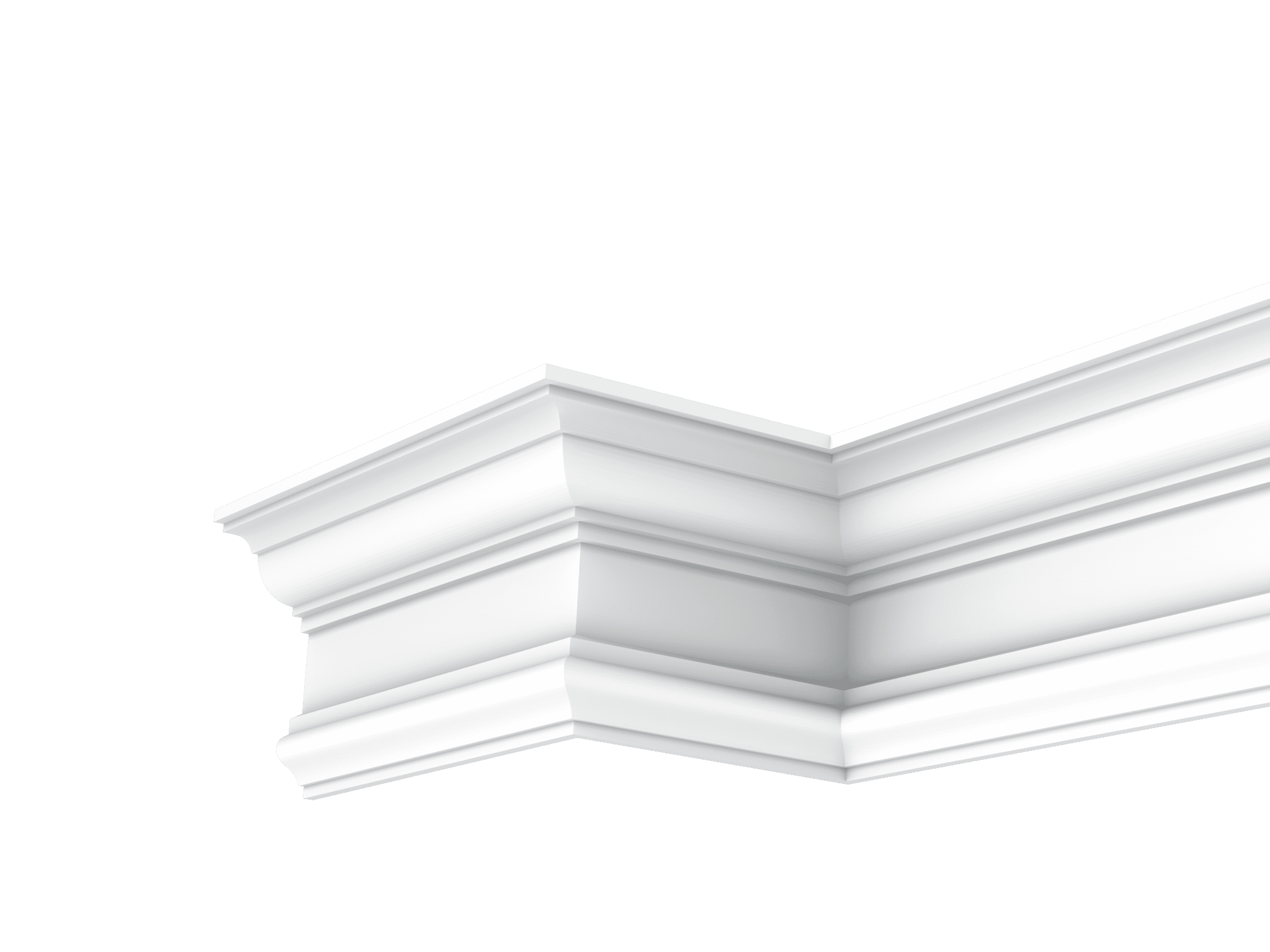 Orac C832 external coving in a room corner with ceiling detail