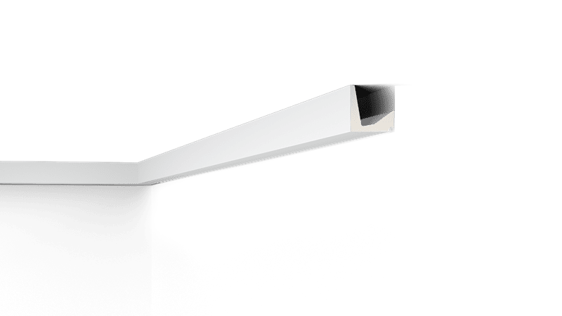NMC Arstyl IL5 corner trim for drywall, white angled metal wall protector for neat wall finishing