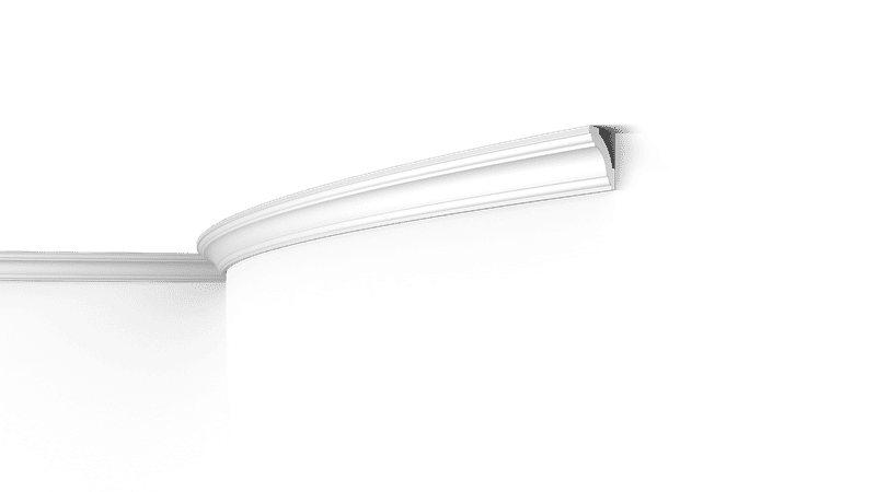 NMC Arstyl Z1240 Flex Coving corner detail on black background