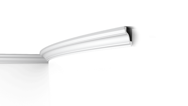 nmc Arstyl Z19 Flex flexible coving corner detail on black background