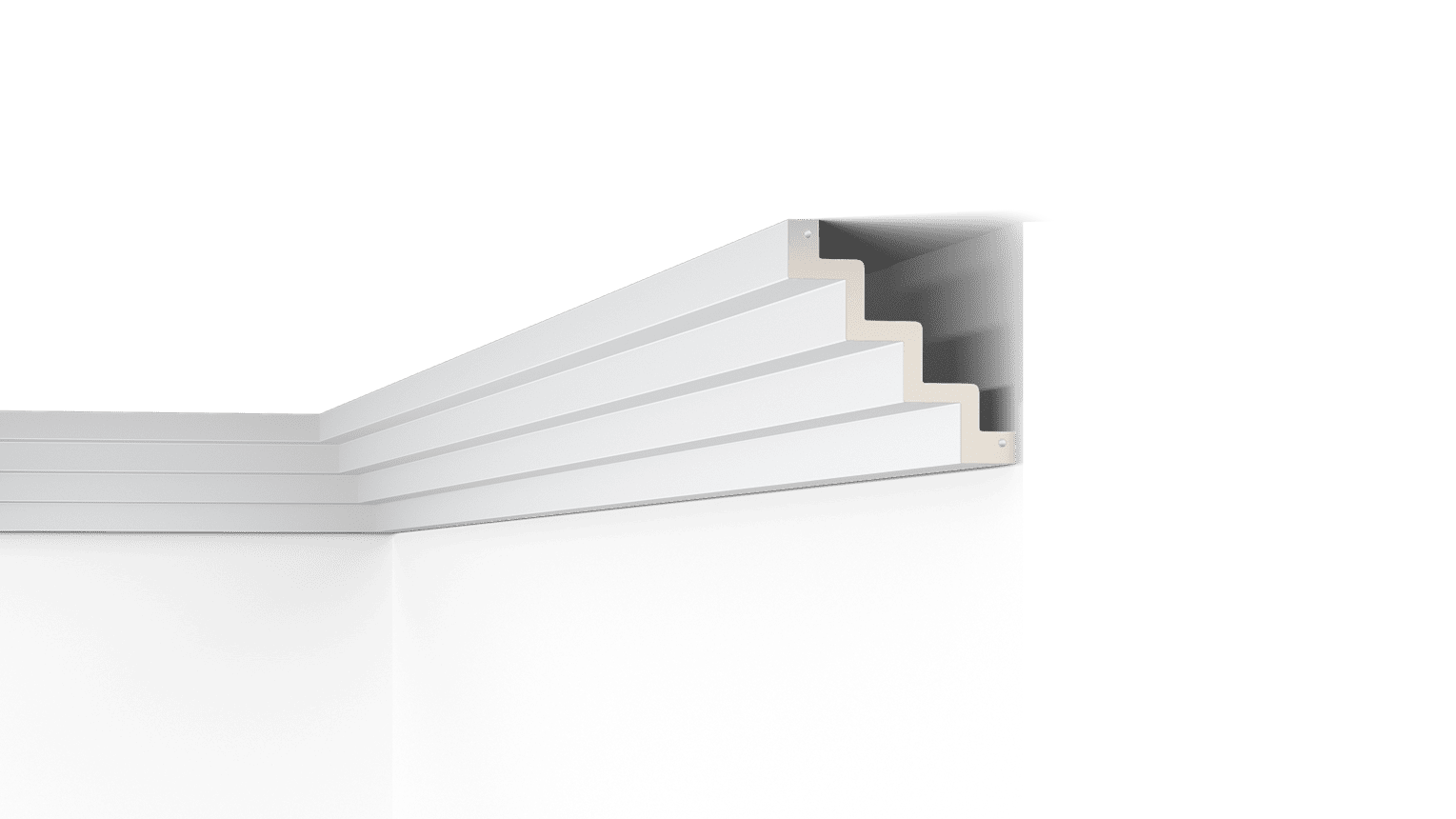 NMC Arstyl Z51 coving corner detail on black background