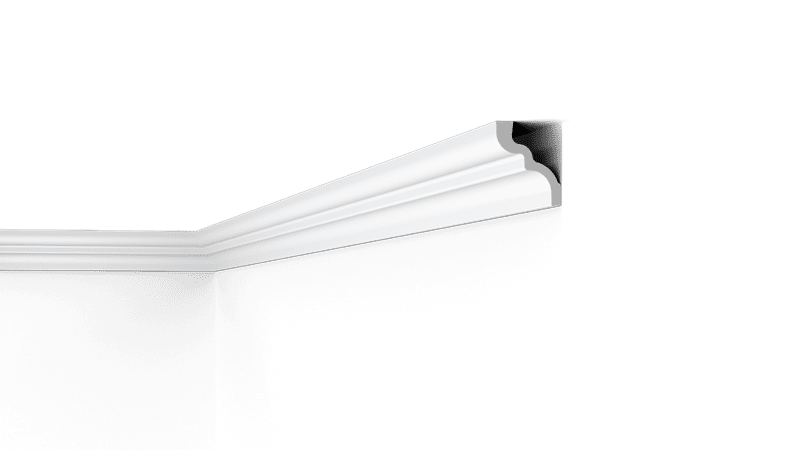 NMC 02 Nomastyl C coving corner detail on black background