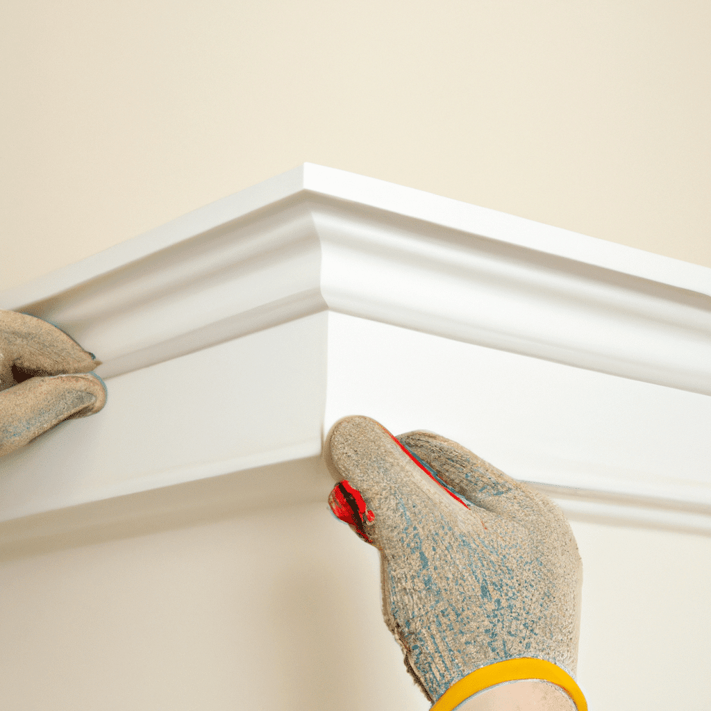 how to install coving or cornice