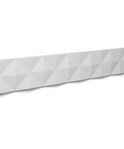 NMC Pyramid wall panel shown against a black background