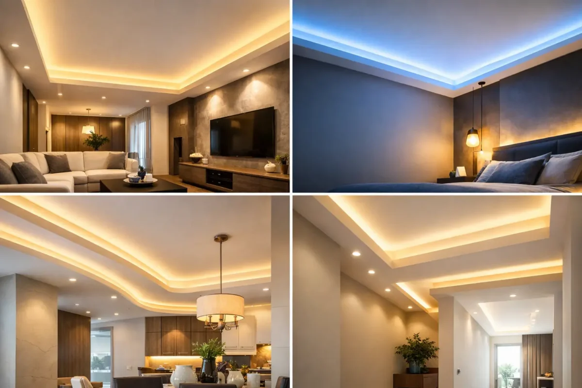 12 LED Ceiling Coving Ideas for Better Rooms