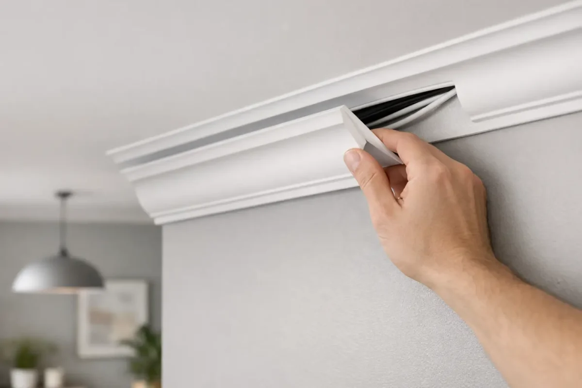 How to Hide Wiring With Coving in Any Room