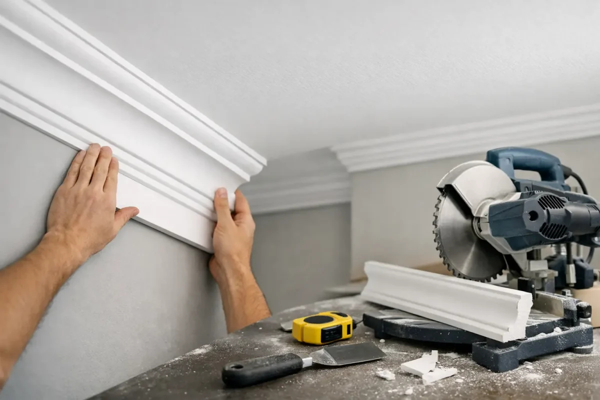 Lightweight Cornice Moulding for Better Finishes