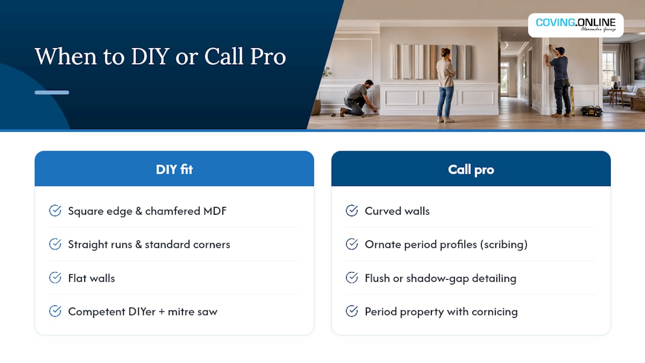Our take: when a DIY fit works and when to call in a professional — overview diagram