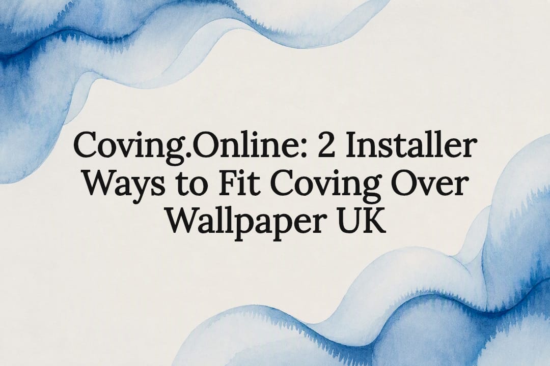 Decorative watercolor frame for article title