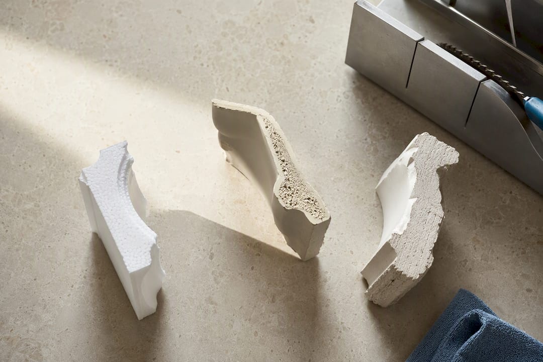 Anonymous coving material cross sections
