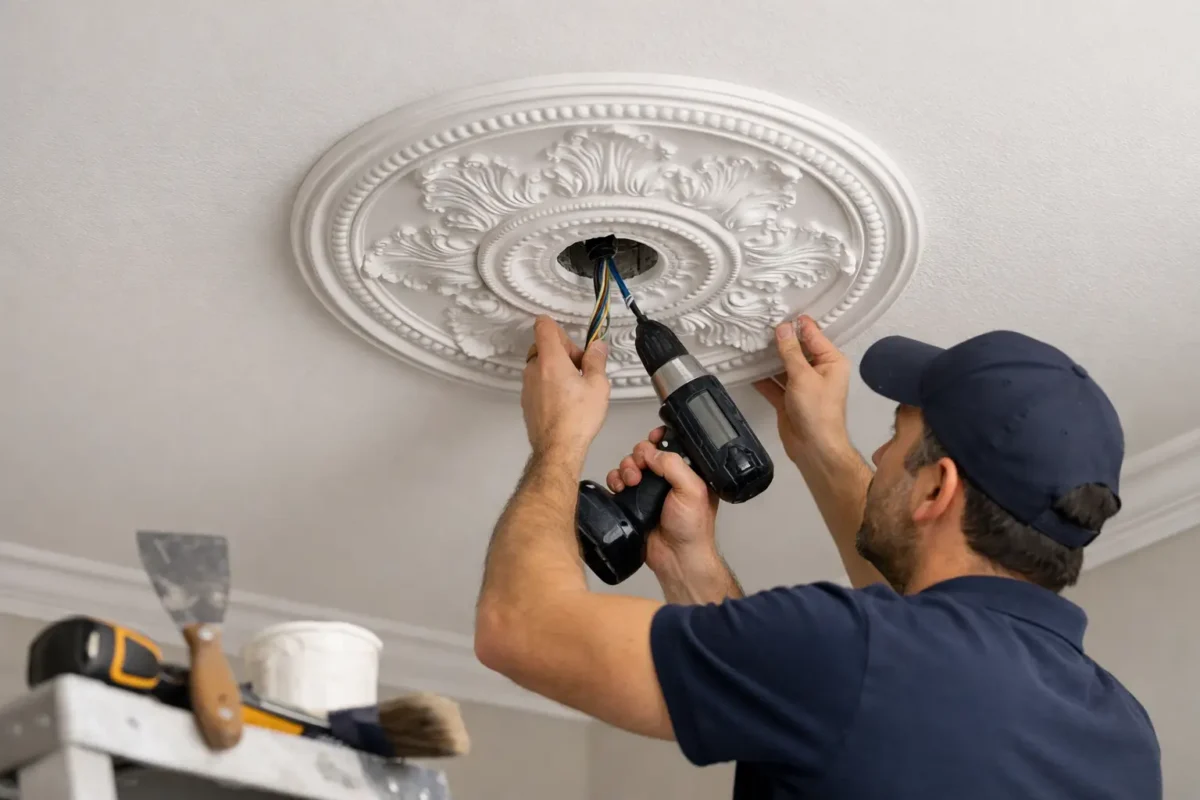 How to Fit Ceiling Roses for a Professional Finish