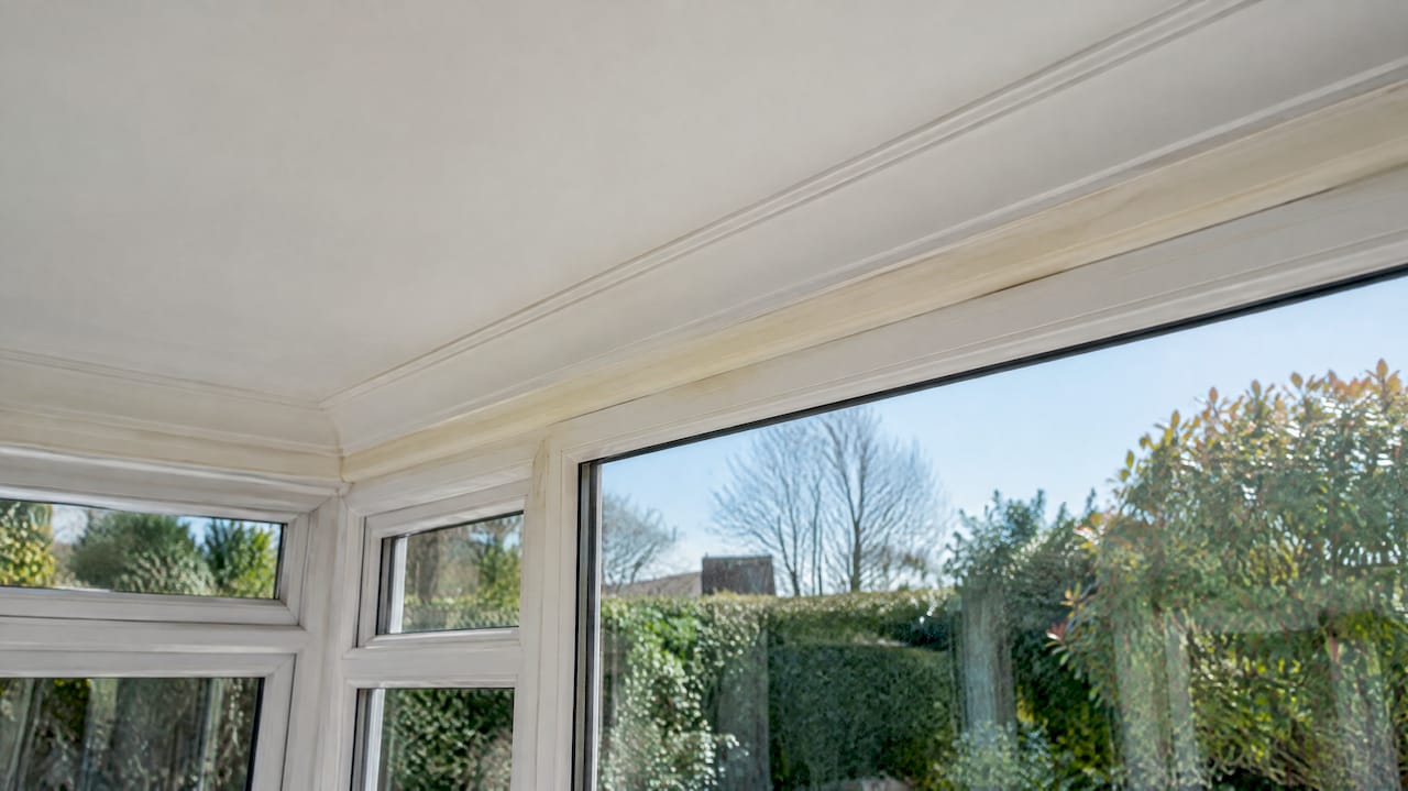 Sunlight causing slight coving surface yellowing