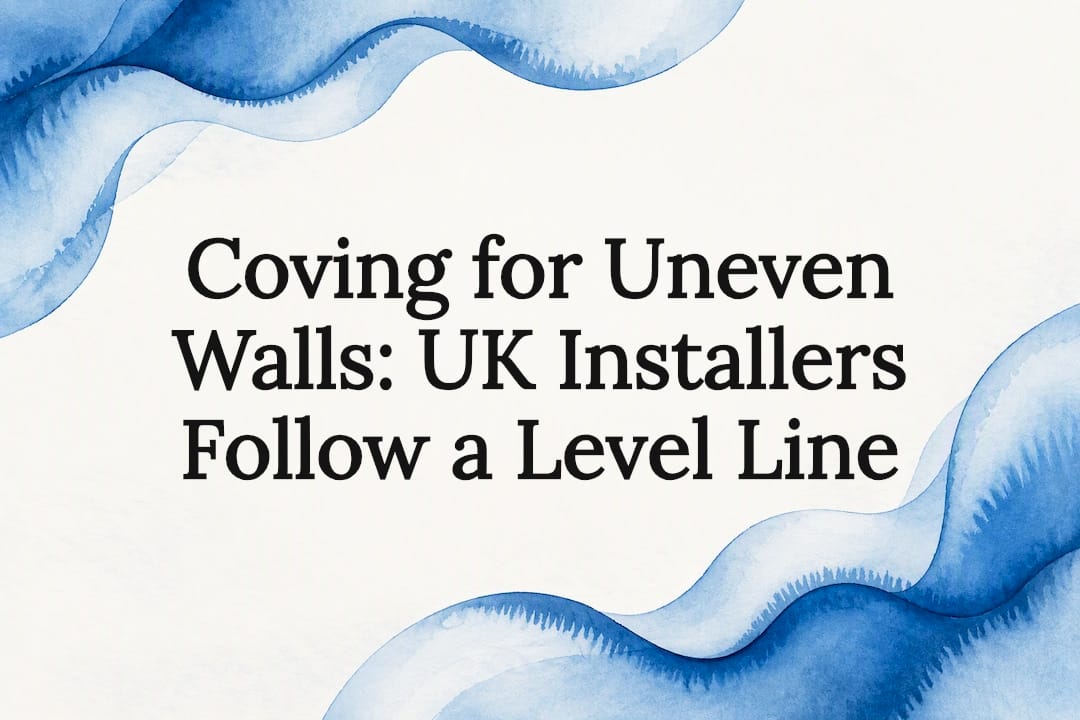 Watercolor frame for coving article title