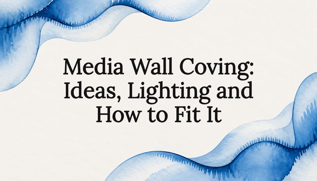 Decorative watercolor frame for article title