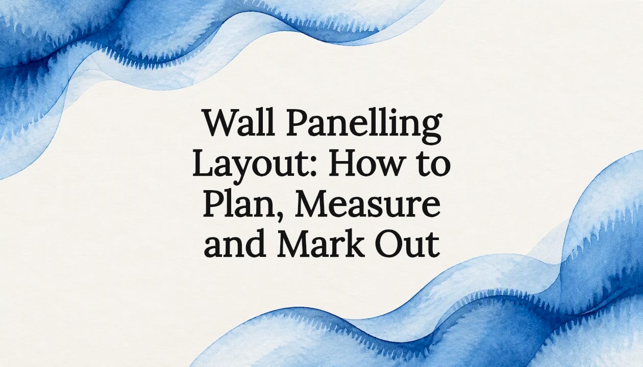 Watercolour frame surrounding a clear title area